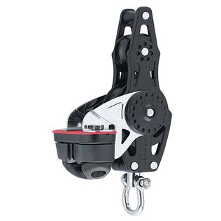 57mm Carbo Air&reg; Fiddle Block with Becket and Cam