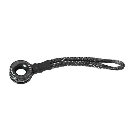 10mm R10.07 Low Friction Ring with Dyneema Loop&mdash;Loop Working Length: 2 13/16" (70mm) Loop Line Diameter: 5/32" (4mm) Max. Working Load: 1760lb. (800kg) image number 0