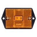 2-3/4" LED Rectangular Ear Mount Clearance/Side Marker Trailer Light, Amber image number 0