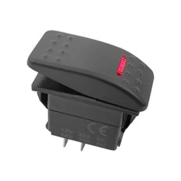 Rocker Switch ON/OFF Illuminated, 12V DC image number 0
