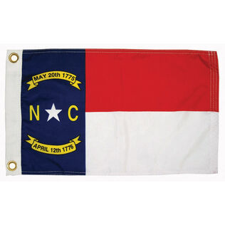 North Carolina State Flag, 12" x 18"