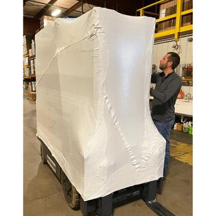 20' x 100' Reinforced Shrinkwrap, 10ml, White