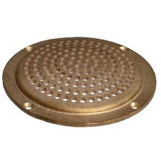 Bronze Round Hull Strainer, Max Thru Hull 1"