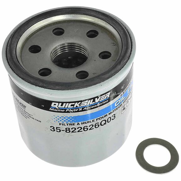 25W-40 Oil Change Kit for 4-stroke 25hp and 30hp Mercury EFI Outboards image number 2