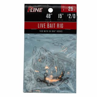 Live Bait Rig, 2/0-25lb., Clear