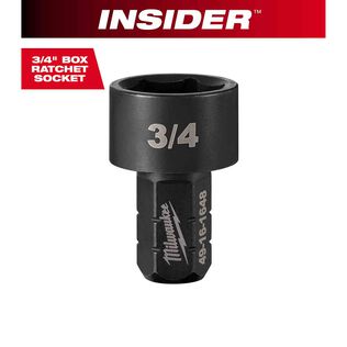 INSIDER&trade; Box Ratchet Socket 6 Point 3/4"
