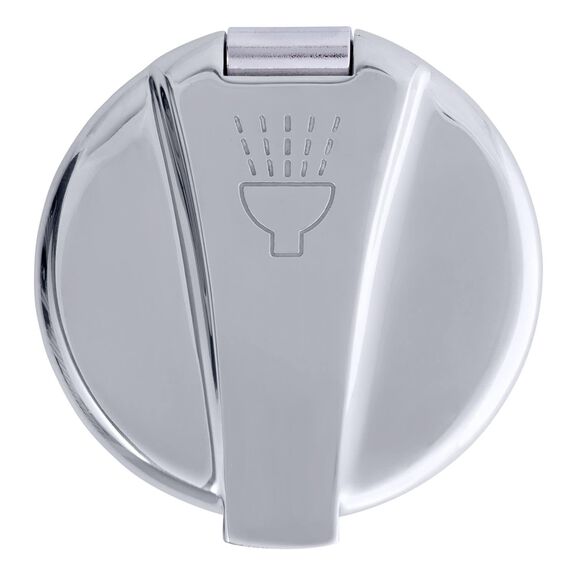 Recessed Shower Chrome Cup with Stainless Steel Lid, Small Chrome Sprayer, 6' Stainless Steel Hose image number 7