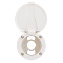 Recessed Cup & Lid Set All Plastic Warm White image number 1