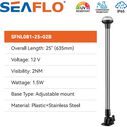 SEAFLO 02 Series 25 In All-Around LED Pole Navigation Light 12V for Boats Up to 65 Ft image number 1