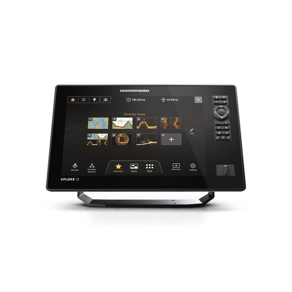 XPLORE 12 CHO Fishfinder/Chartplotter Combo with Basemap Charts, No Transducer image number 1