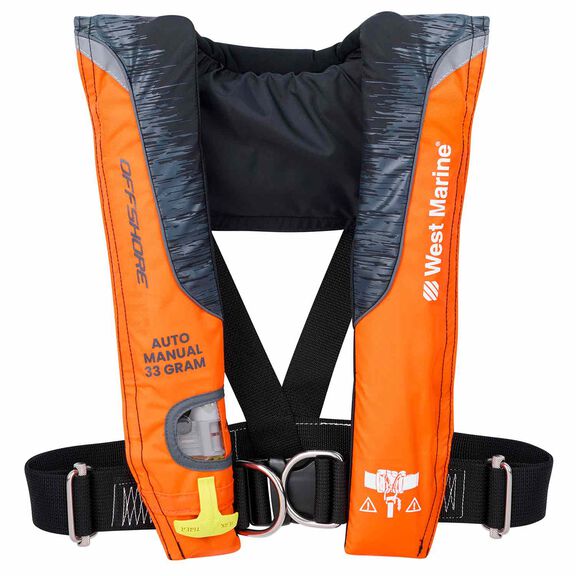 Adult Inflatable Offshore Life Jacket with Harness image number 0