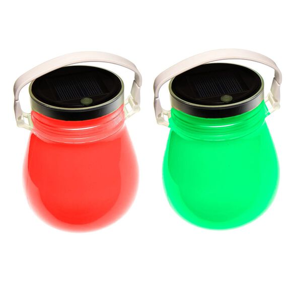 100 Lumen Solar Powered Lanterns, 2-Pack image number 0