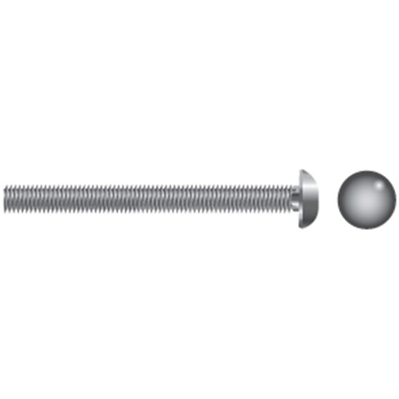 5/16-18 X 1" Stainless Steel Carriage Bolts, 25-Pack image number 0