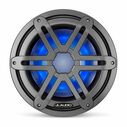 M3-10IB-S-Gm-i-4 10" Marine Subwoofer Driver, Gunmetal Sport Grilles with RGB LED Lighting image number 0