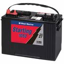Group 27 Starting Marine Battery, 840 Cold Cranking Amps, 1,050 Marine Cranking Amps, 182 Reserve Minutes image number 0