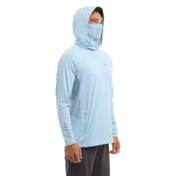Men's Exo Tech Solid Hooded Shirt image number 3