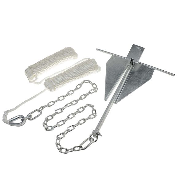 Fluke Anchor Kit, Galvanized, 9 lbs. image number 1