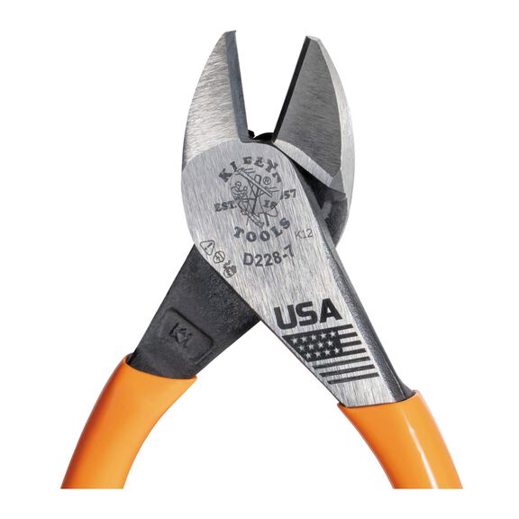 7" Diagonal Cutting Pliers, High-Leverage image number 1