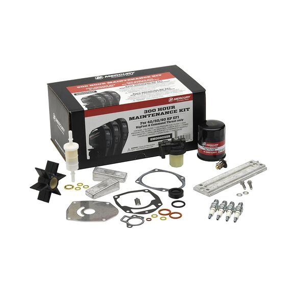 40-60hp FourStroke EFI Command Thrust 300 Hour Maintenance Kit image number 0
