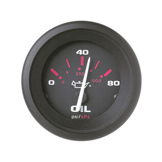 Amega Series Oil Pressure Gauge, 80 psi