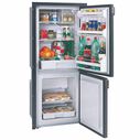 Cruise 195 Classic Fridge/Freezer - AC/DC, Left Swing, Black Door & Panel, 3 Sided Black Flange image number 1