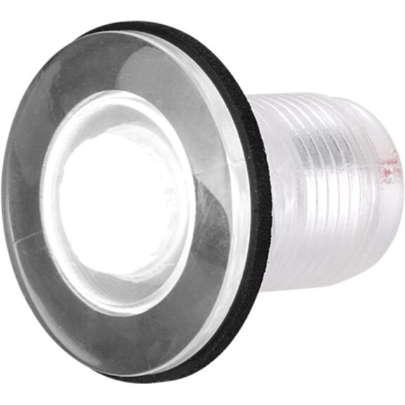 SEAFLO 05 Series Flush Mount Livewell/Baitwell LED Light - Cool White, 12V image number 0