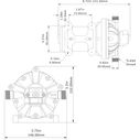SEAFLO 51-Series 24V DC Diaphragm Water Pump 5.5 GPM 60 PSI image number 1
