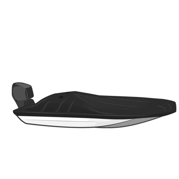 Select Fit Boat Cover for Pro Bass Boat - 15ft6in-16ft5in BEAM 82in- Sharkskin Plus - Sharkskin Blue image number 0