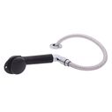 Deck-Mount Sprayer Large Black Sprayer w/Elbow, 6' Stainless Steel Hose, Low Profile Holder image number 1