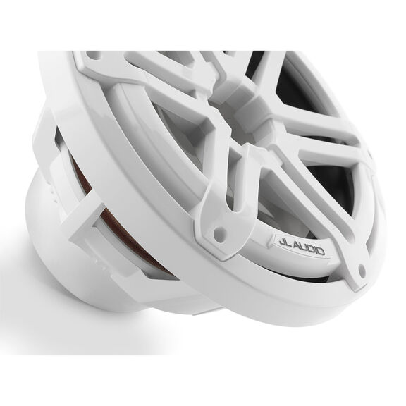 M3-10IB-S-Gw-4 10" Marine Subwoofer Driver, White Sport Grilles image number 4