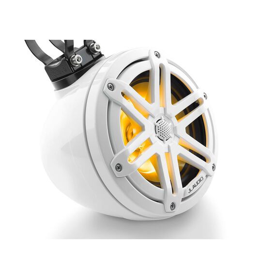 M3-650VEX-Gw-S-Gw-i 6.5" Coaxial Speakers with RGB LED Lighting, Gloss White Sport Grilles image number 5