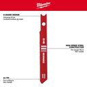 2-3/4" 24TPI U-Shank Metal High Speed Steel Jig Saw Blades, 5 Pack image number 1
