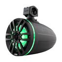HYDRO 8" Marine Tower Speakers with Integrated RGB LED Lights, 375 Watts, Black image number 2