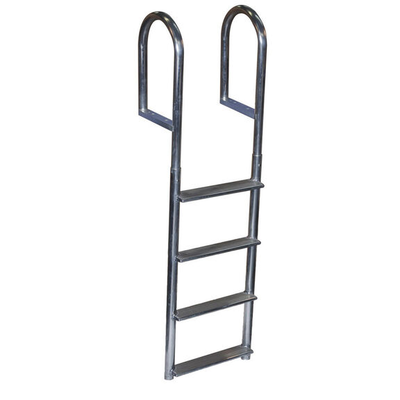 Dock Ladders, Fixed, WIDE Step Welded, Aluminum image number 0