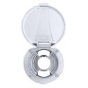 Recessed Cup & Lid Set All Plastic Chrome image number 2