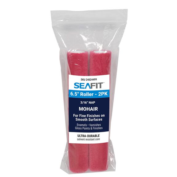 6 1/2" x 3/16"Nap Mohair Mini Roller, 2-Pack image number 0