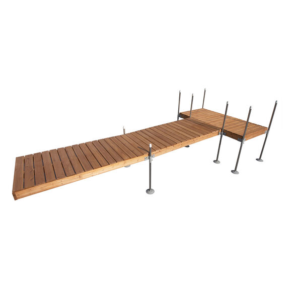 T-Shaped Cedar Complete Dock Packages image number 2