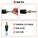 Universal 1/4-Inch Quick Connect, Hot- or Cold-Water Use Turbo Nozzle image number 2