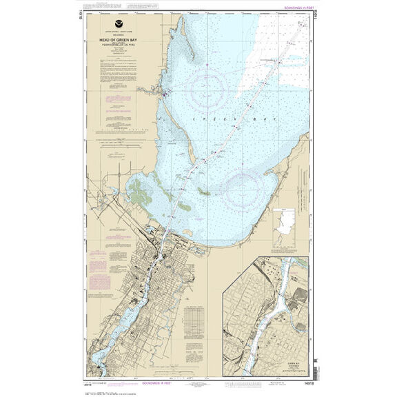 #14918 Head of Green Bay including Fox River De Pere image number 0