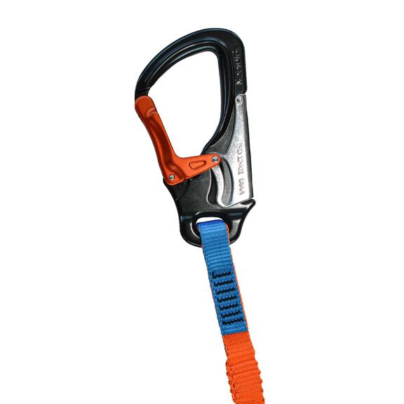 Spinlock Lightweight 3 Clip Safety Line, 1m Fixed Plus 2m Elasticated image number 1