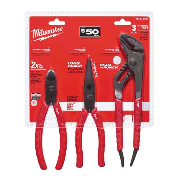 Pliers Kit, 3 Piece image number 0