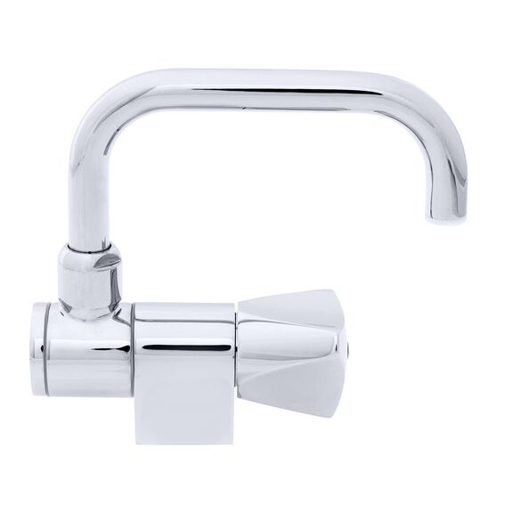 Trinidad Folding Faucet, Cold Only, Angled Spout, Chrome image number 5