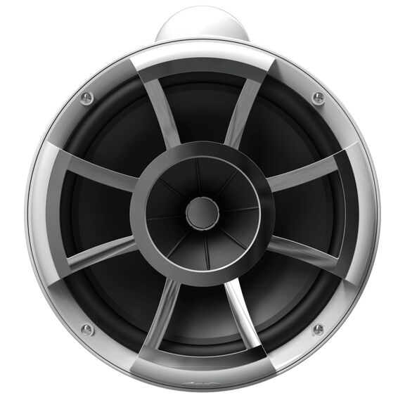 Wet Sounds REV 10 White V2 Revolution Series 10" Marine Tower Speakers with Stainless Steel Fixed Clamps (Pair) image number 2