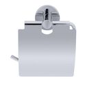 Elina Single Post T.P. Holder w/Lid Chrome image number 2