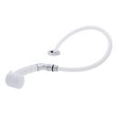 Deck-Mount Sprayer Small Arctic White Sprayer No Hook w/Elbow, 6' White Rubber Hose, Ultra-Low Profile Holder image number 1