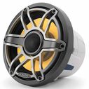 M6-880X-S-GmTi-i 8.8" Marine Coaxial Speakers, Gunmetal and Titanium Sport Grilles with RGB LED Lighting image number 2