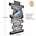 Guy Harvey Ancient Map 8 Rod Wall Rack image number 0