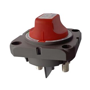 SEAFLO 300A Battery Disconnect Switch, 12V/24V/48V Heavy-Duty Single Circuit ON/OFF Isolator