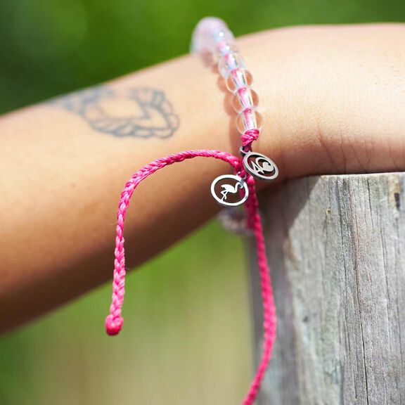 4ocean Flamingo Beaded Bracelet image number 1