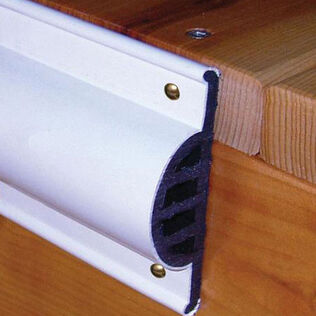 Dock Pro Premium Side Guard, 10' Straight, White